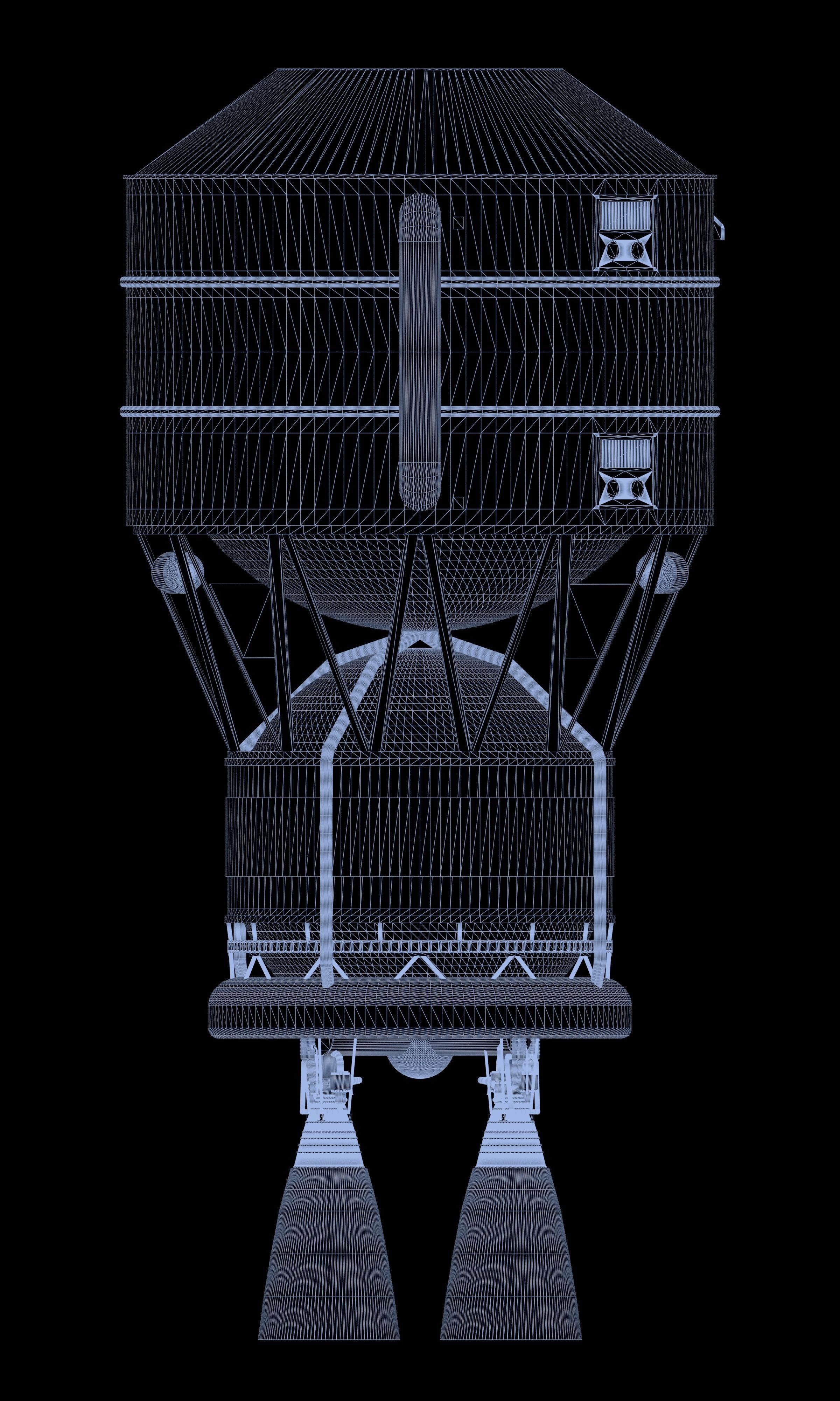 Space Launch System 3D model_16