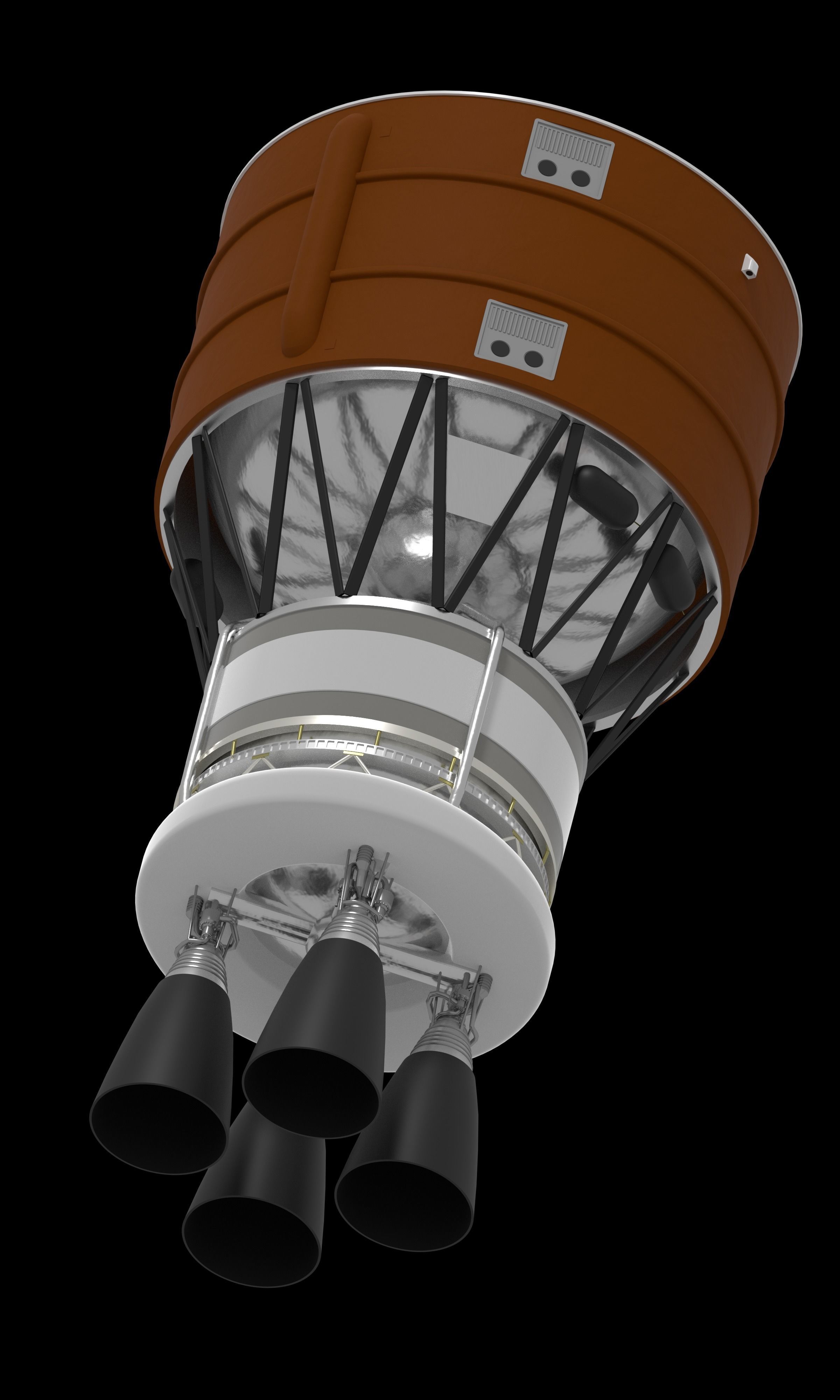 Space Launch System 3D model_7