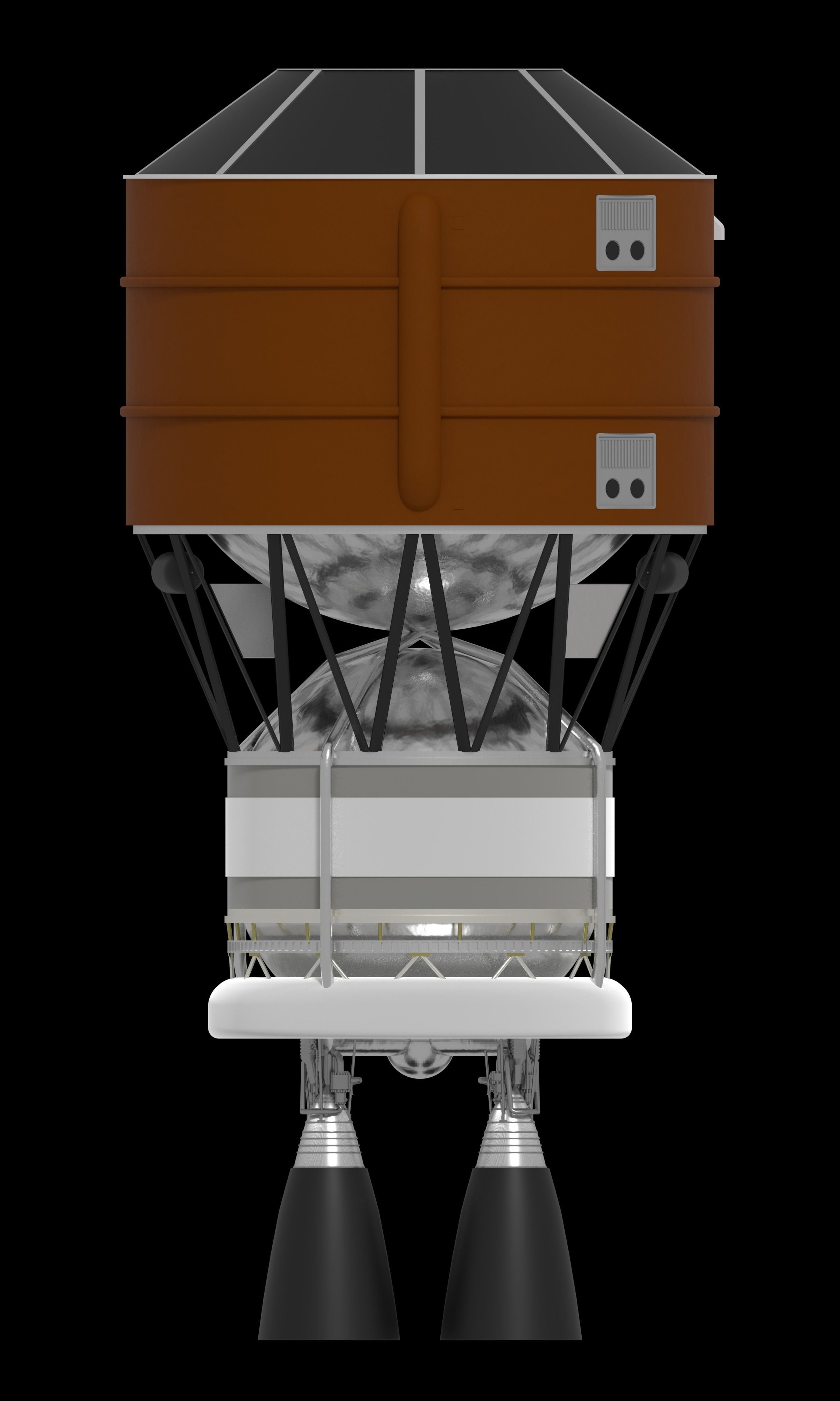 Space Launch System 3D model_6