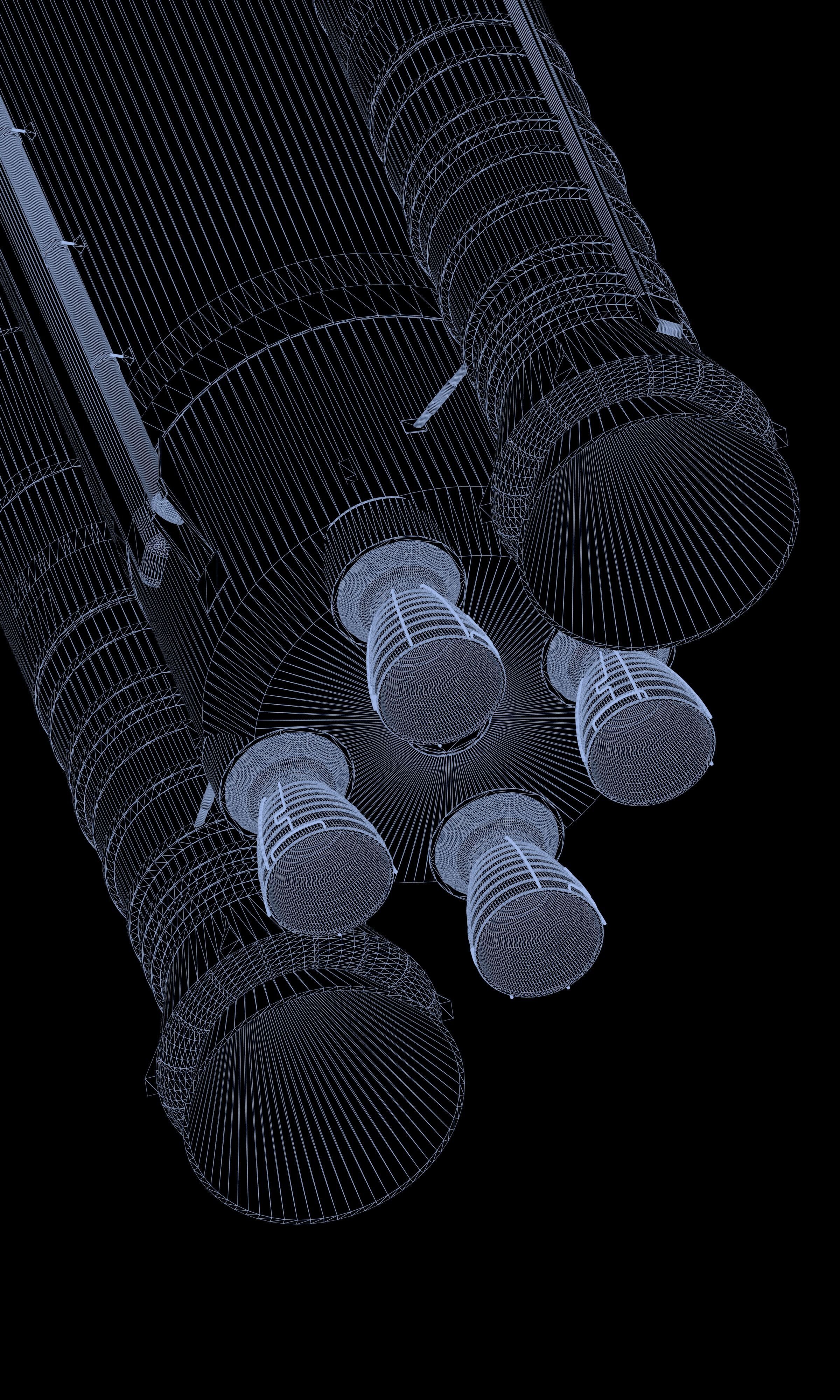 Space Launch System 3D model_21