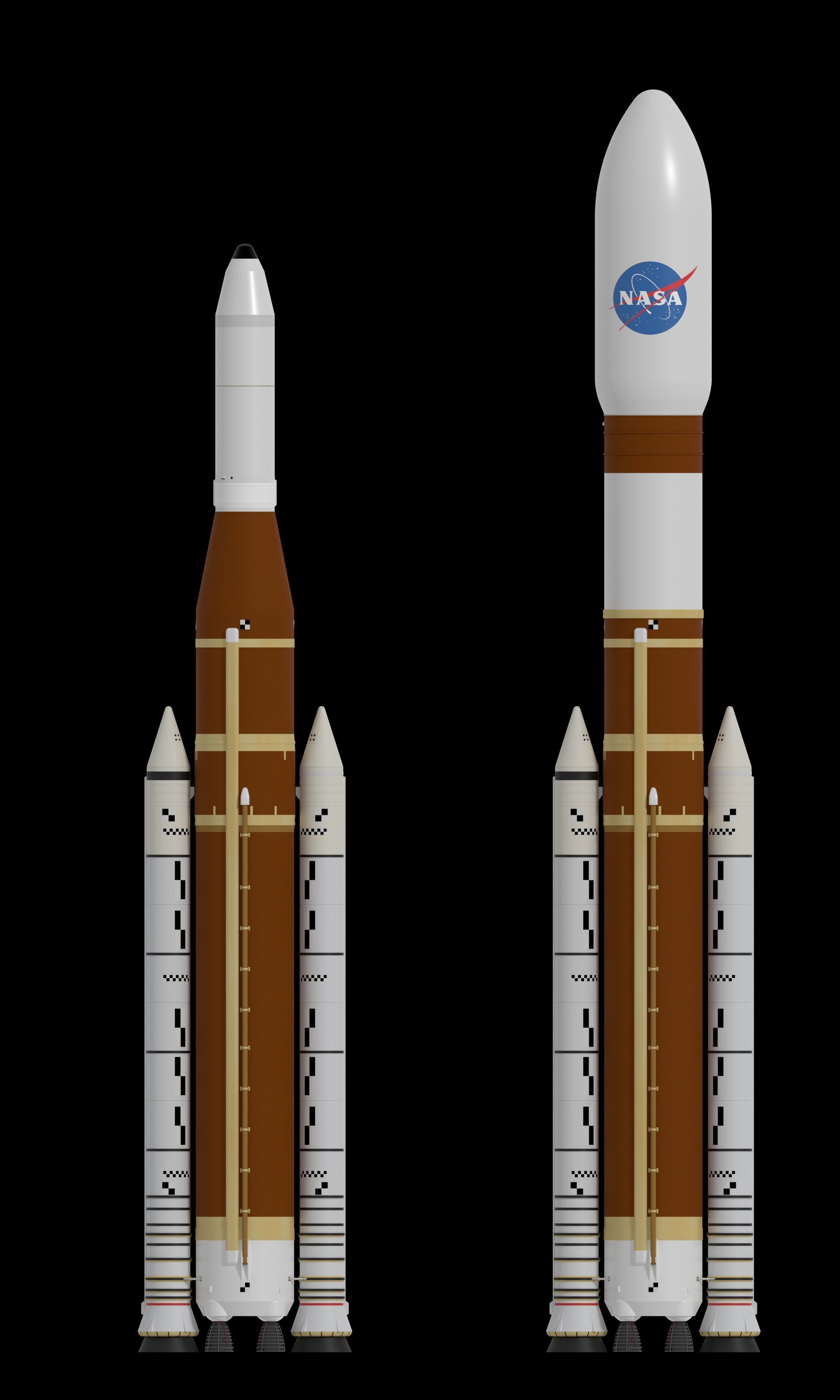 Space Launch System 3D model_3