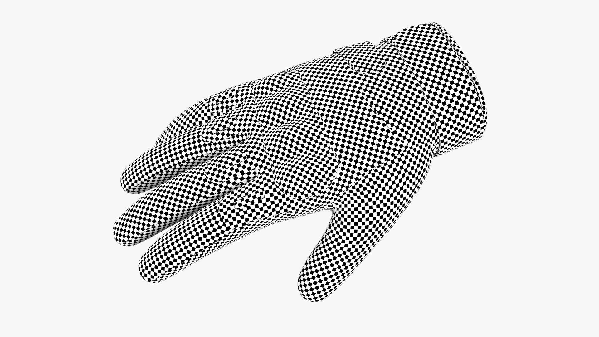 Army Gloves PBR Low-poly 3D model_17