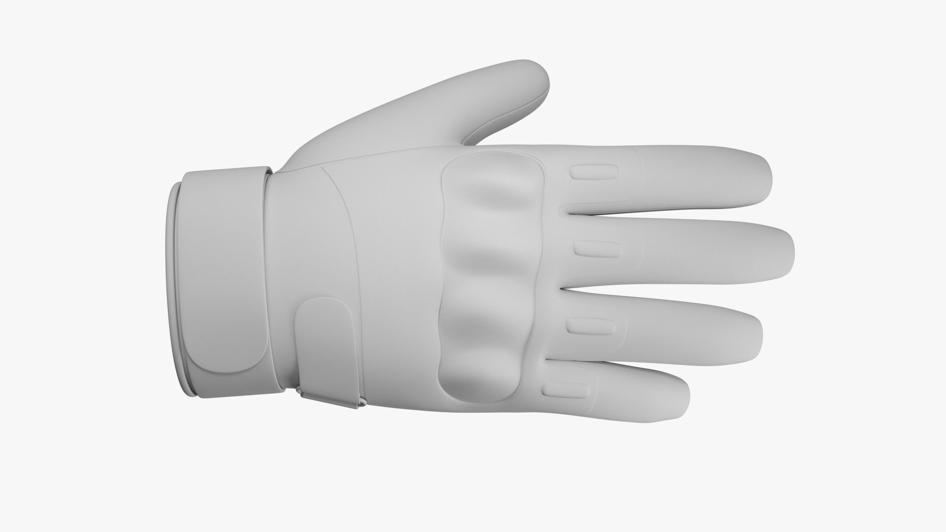 Army Gloves PBR Low-poly 3D model_8