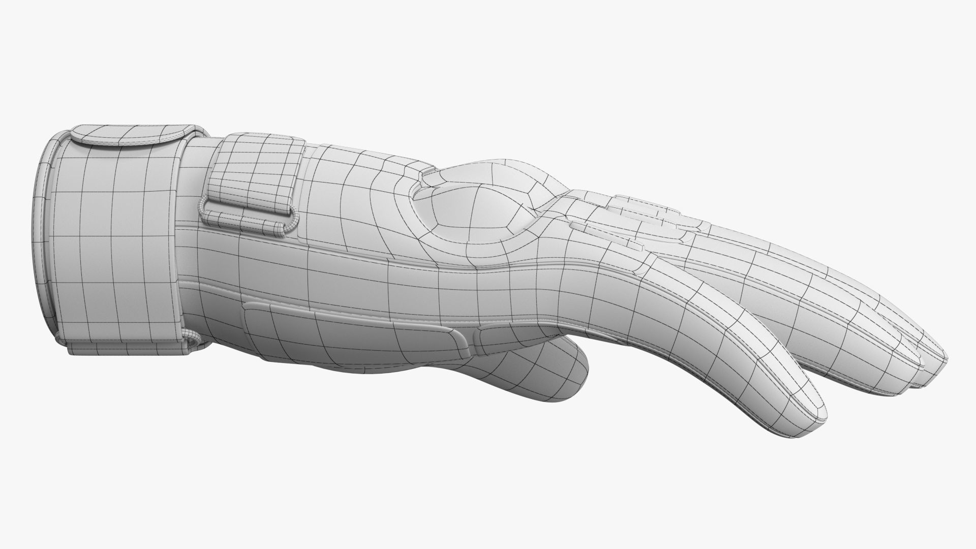 Army Gloves PBR Low-poly 3D model_14