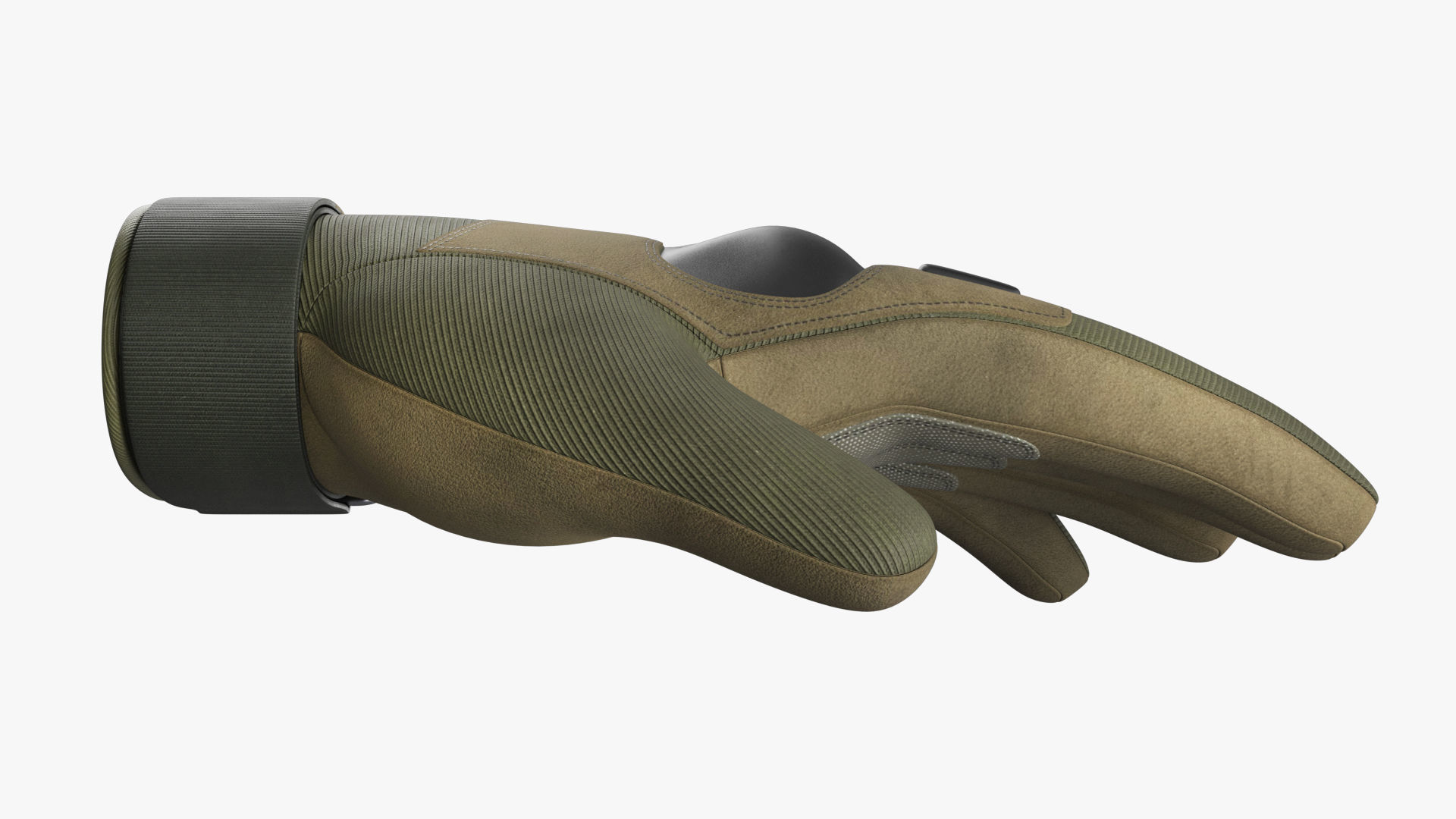 Army Gloves PBR Low-poly 3D model_4