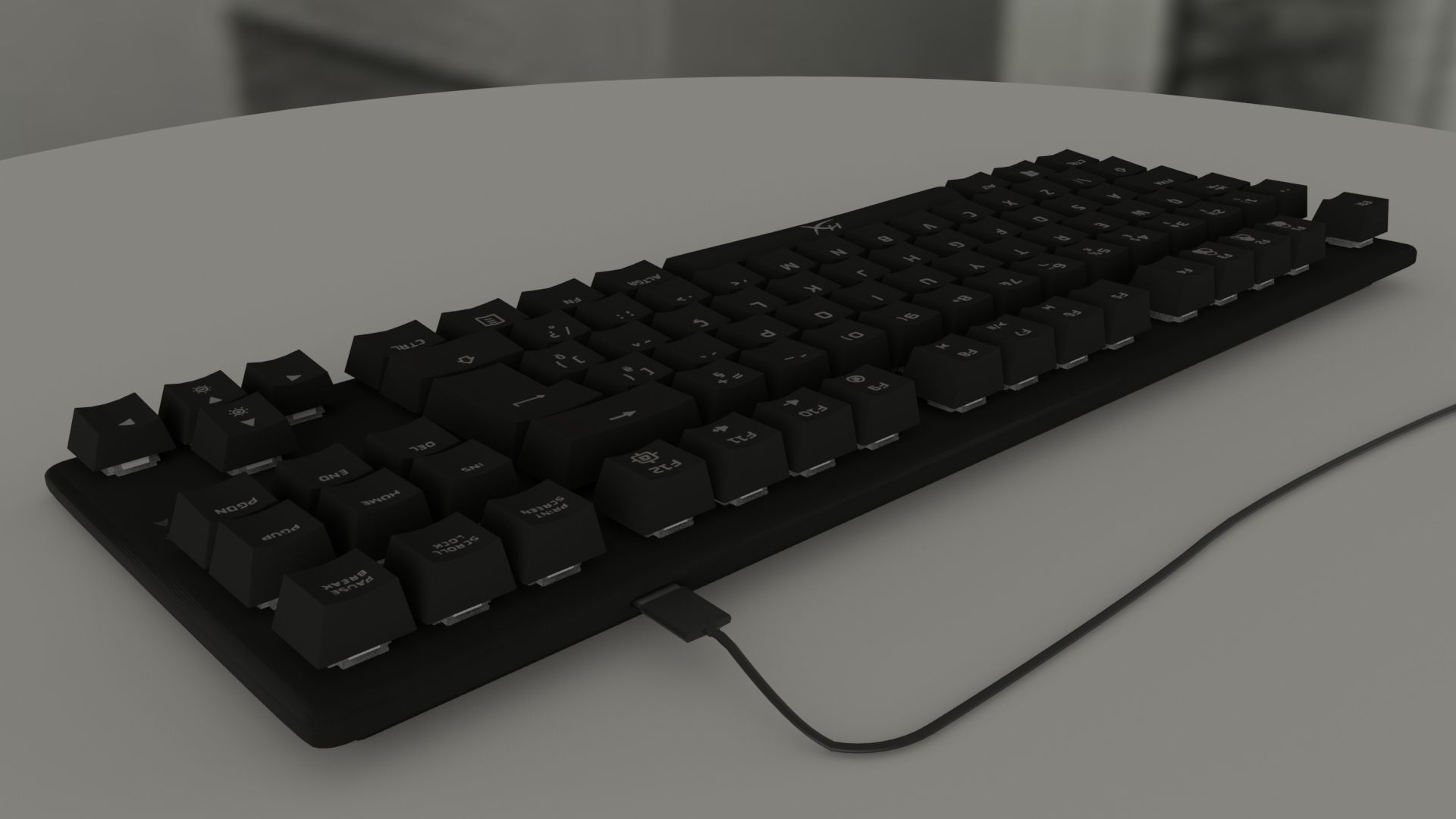 hyper x keyboard 3D model_8