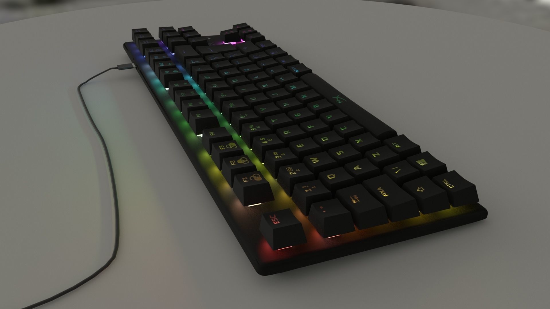 hyper x keyboard 3D model_5