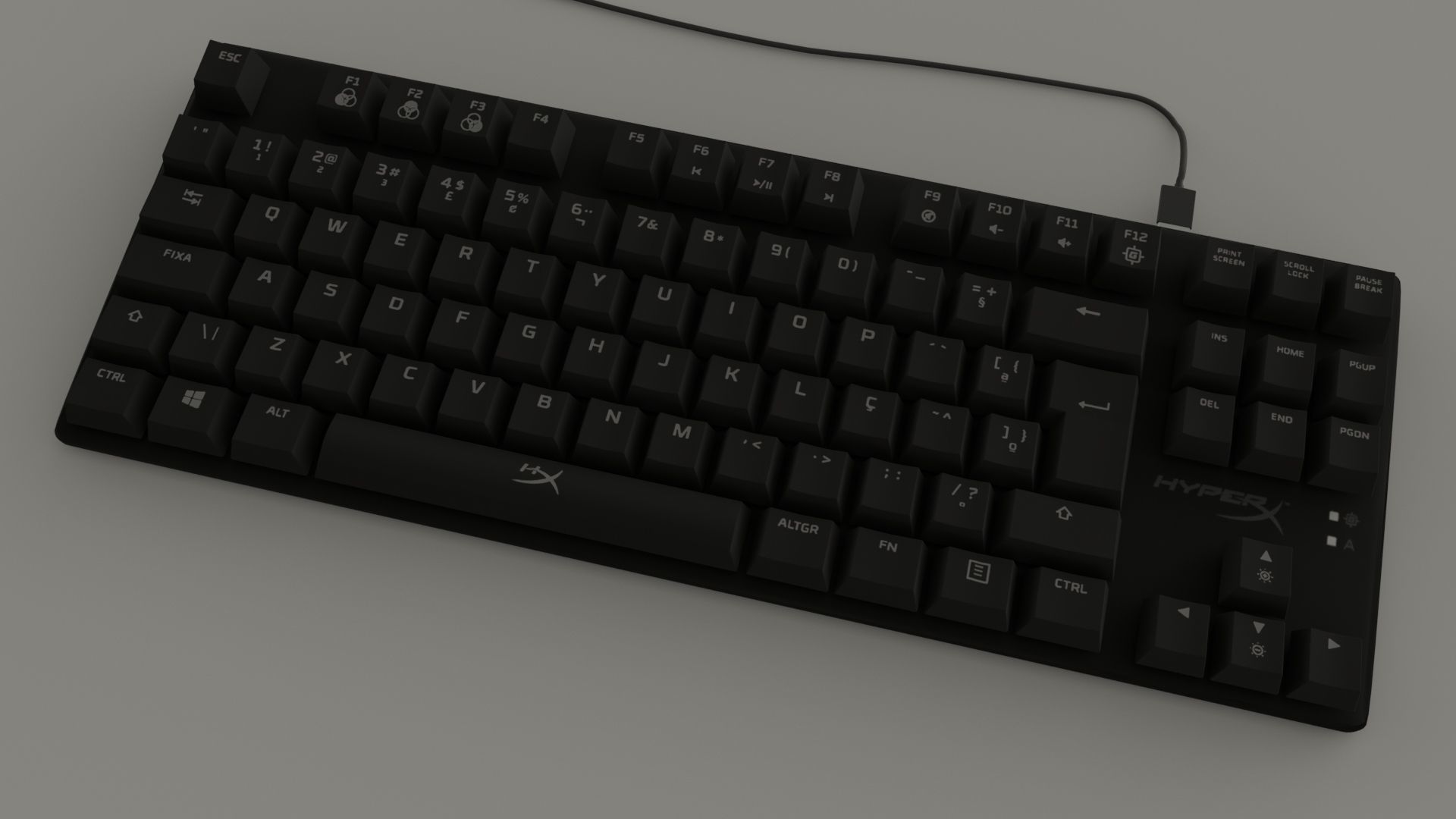 hyper x keyboard 3D model_6