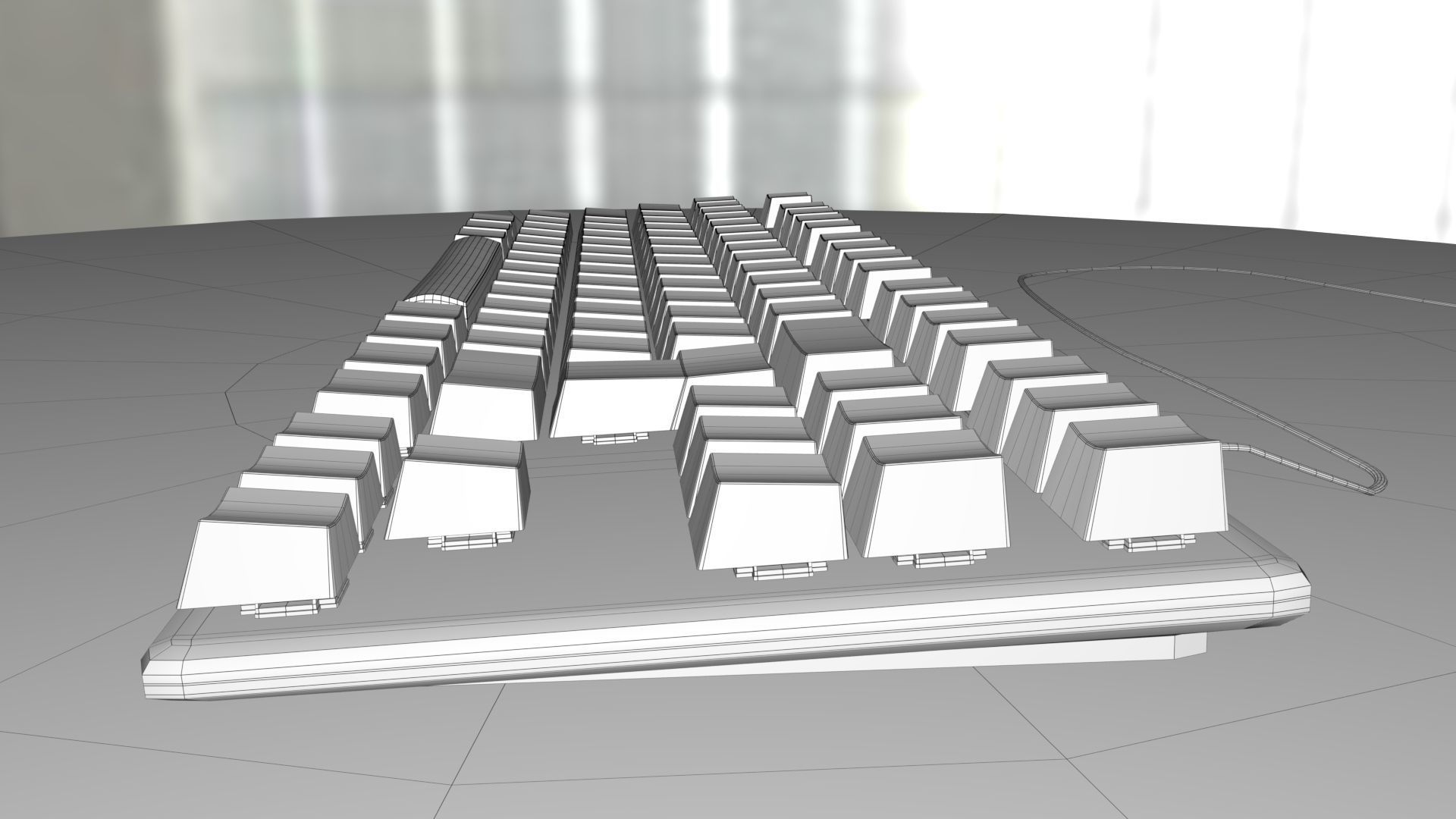 hyper x keyboard 3D model_13