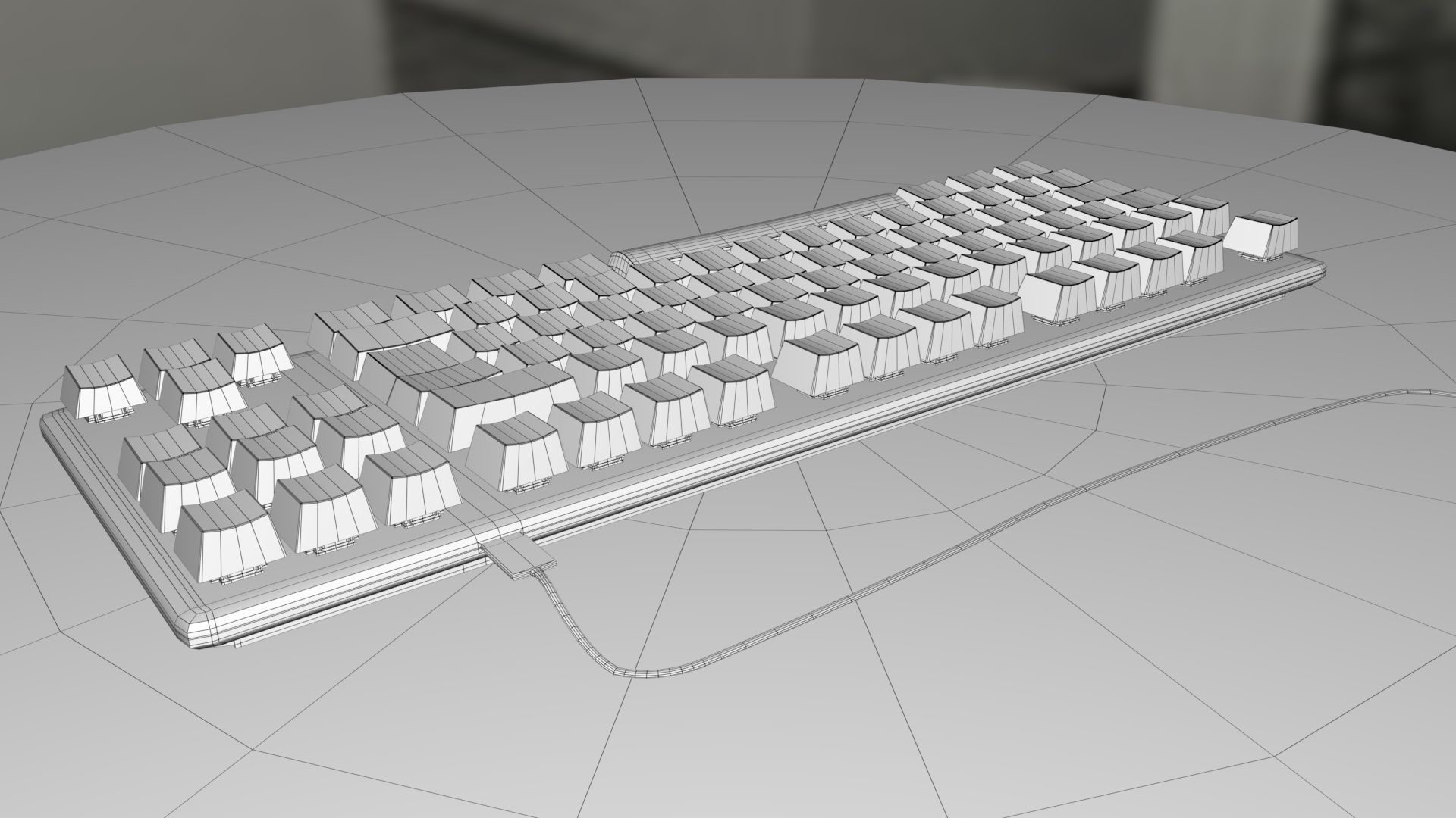 hyper x keyboard 3D model_14