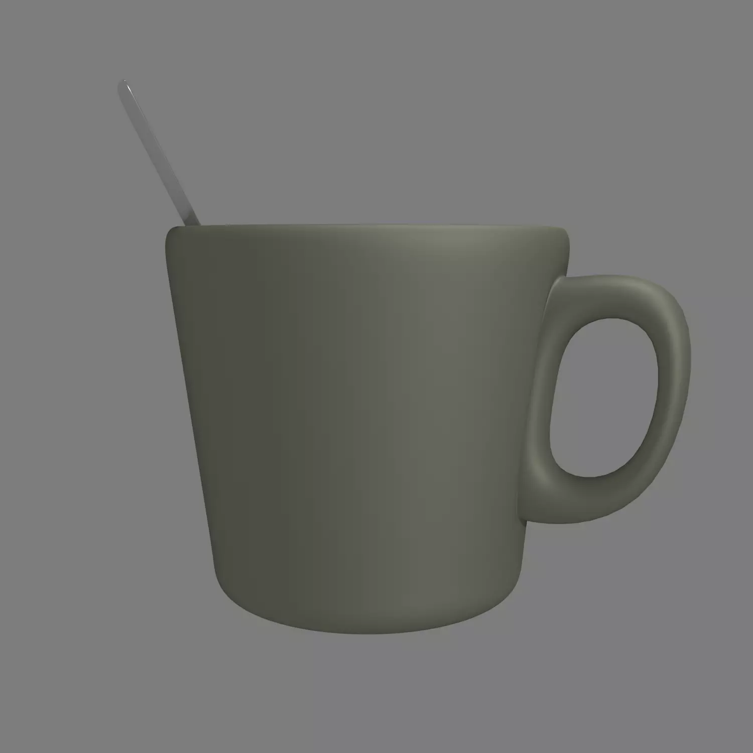Cup with snoop 3D model_0