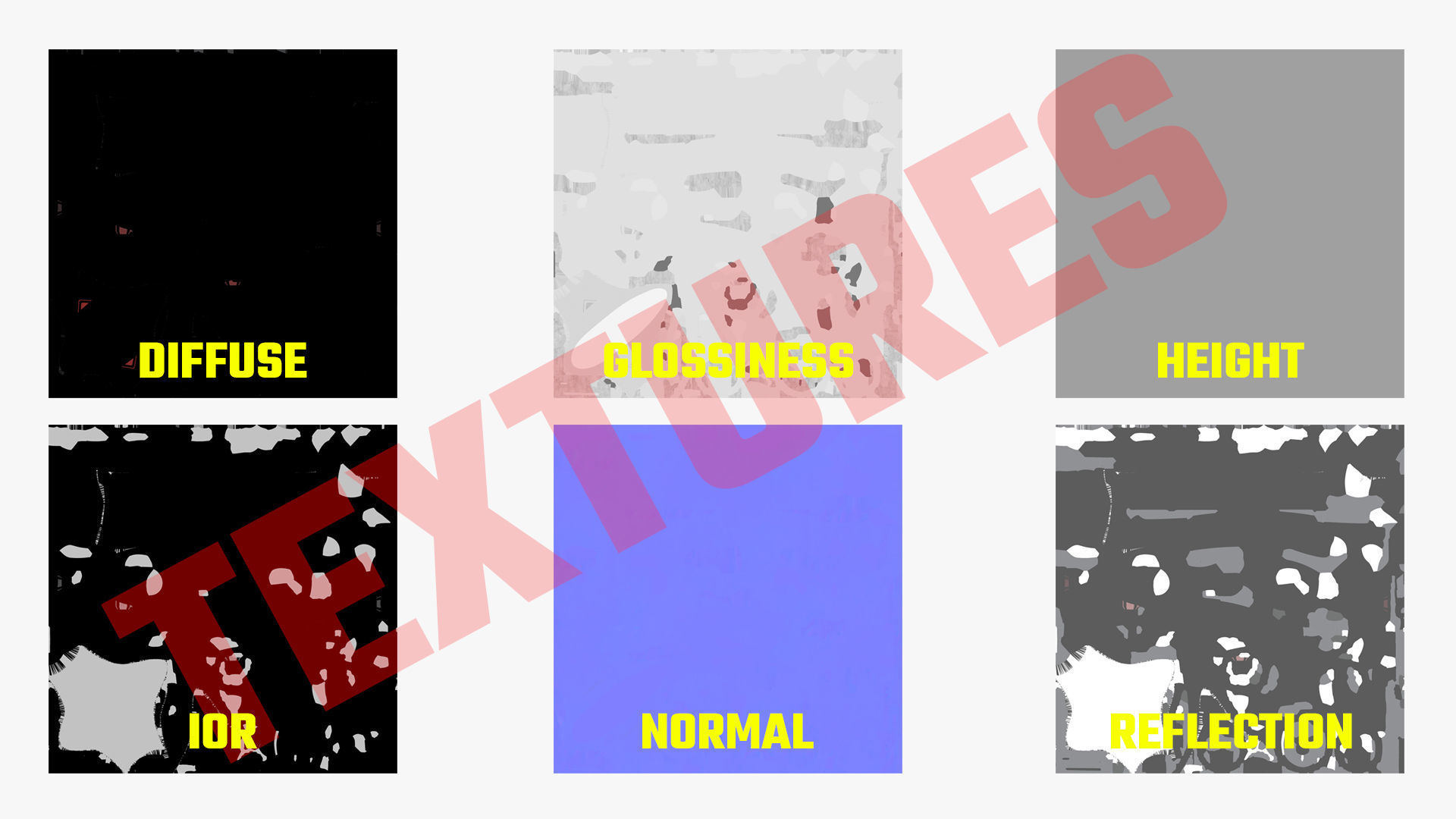 Quadcopter Drone PBR Low-poly 3D model_13