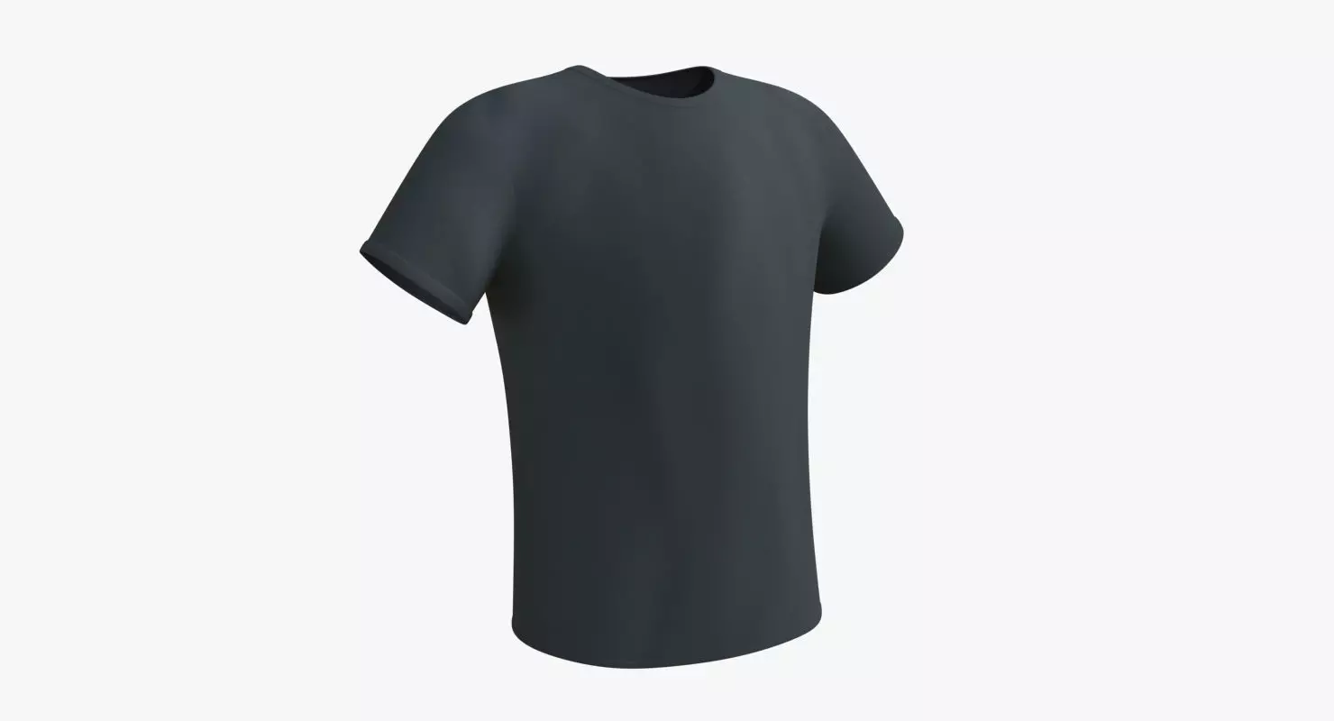 T-Shirt PBR t shirt Low-poly 3D model