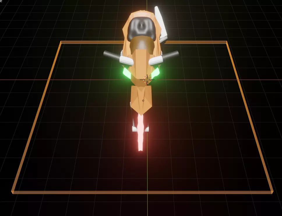 a low poly bike model motorcycle Low-poly 3D model_0