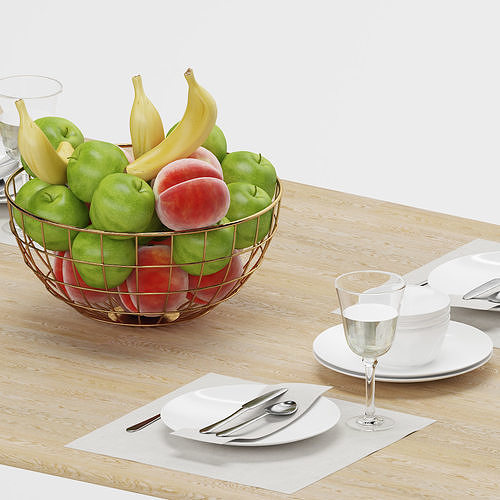 Tableware 02 3D model
