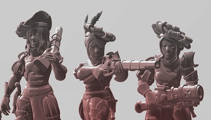 Imperial Sharpshooters 3D print model