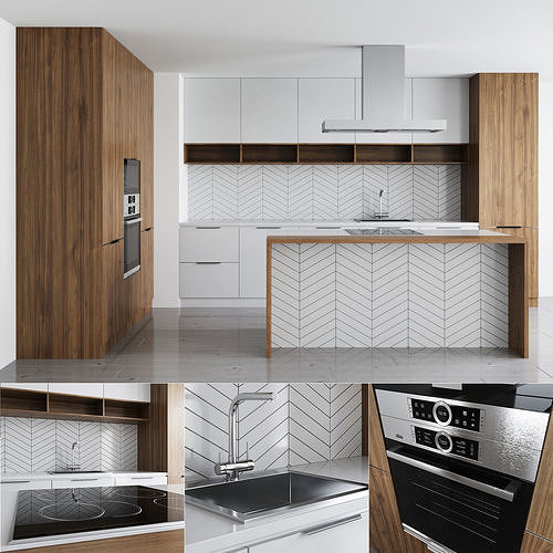 Kitchen Set 3 3D model