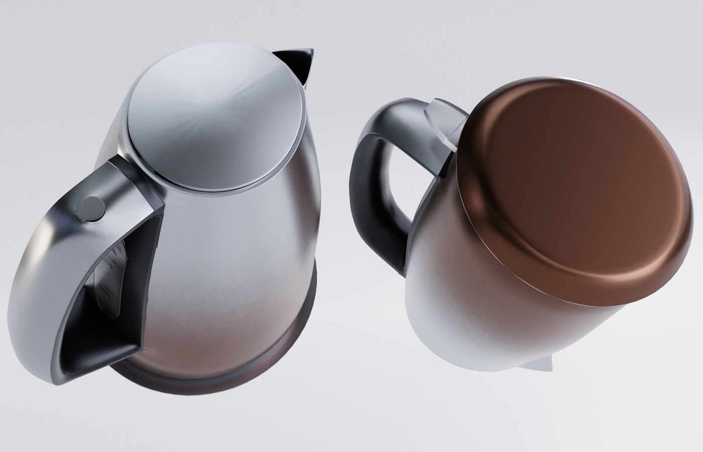 Russell Hobbs Kettle - PBR Low-poly 3D model_5