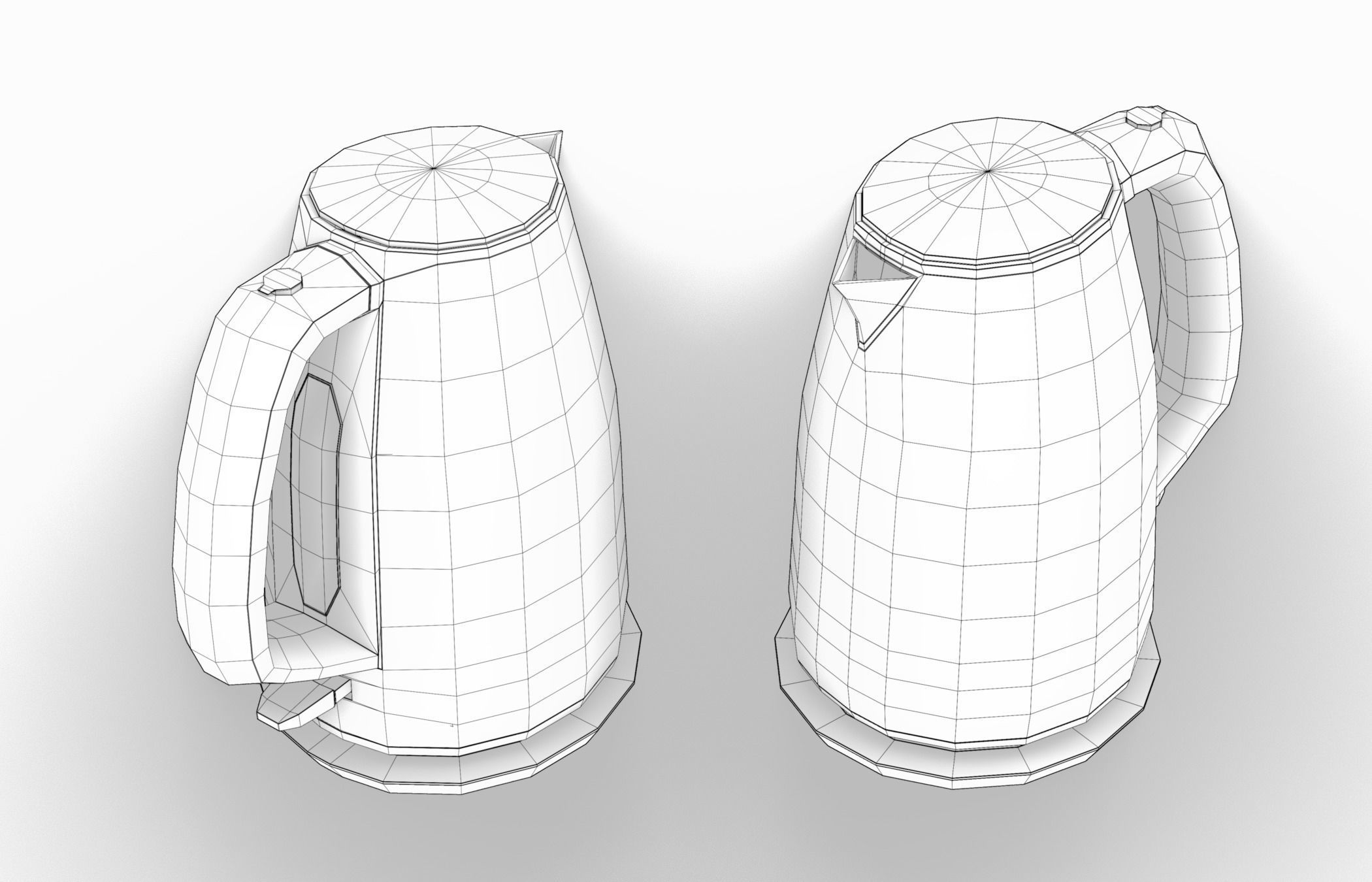 Russell Hobbs Kettle - PBR Low-poly 3D model_8