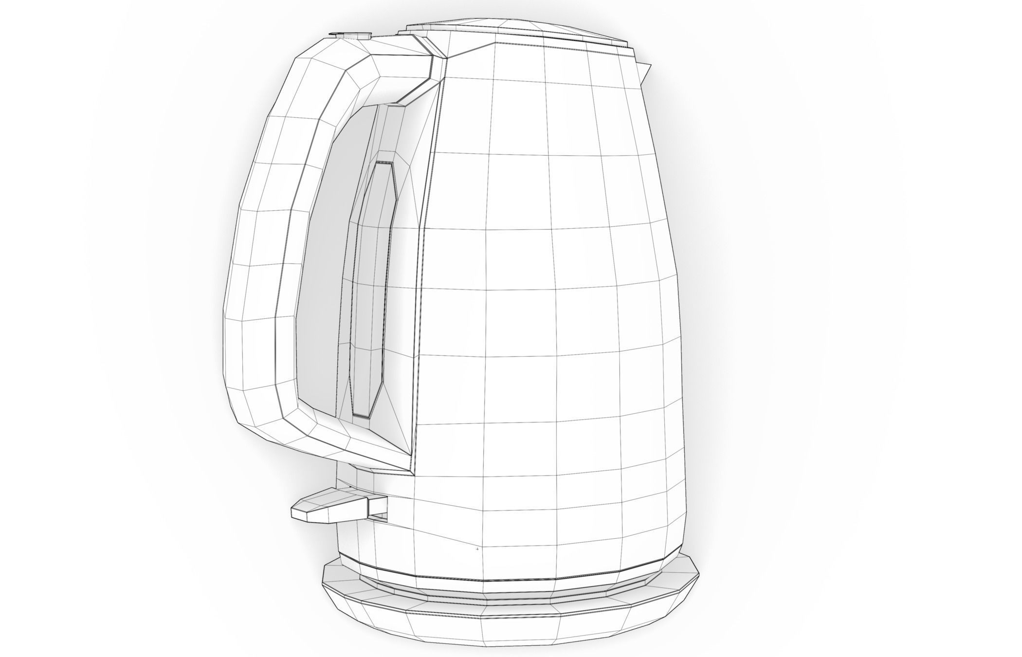 Russell Hobbs Kettle - PBR Low-poly 3D model_7