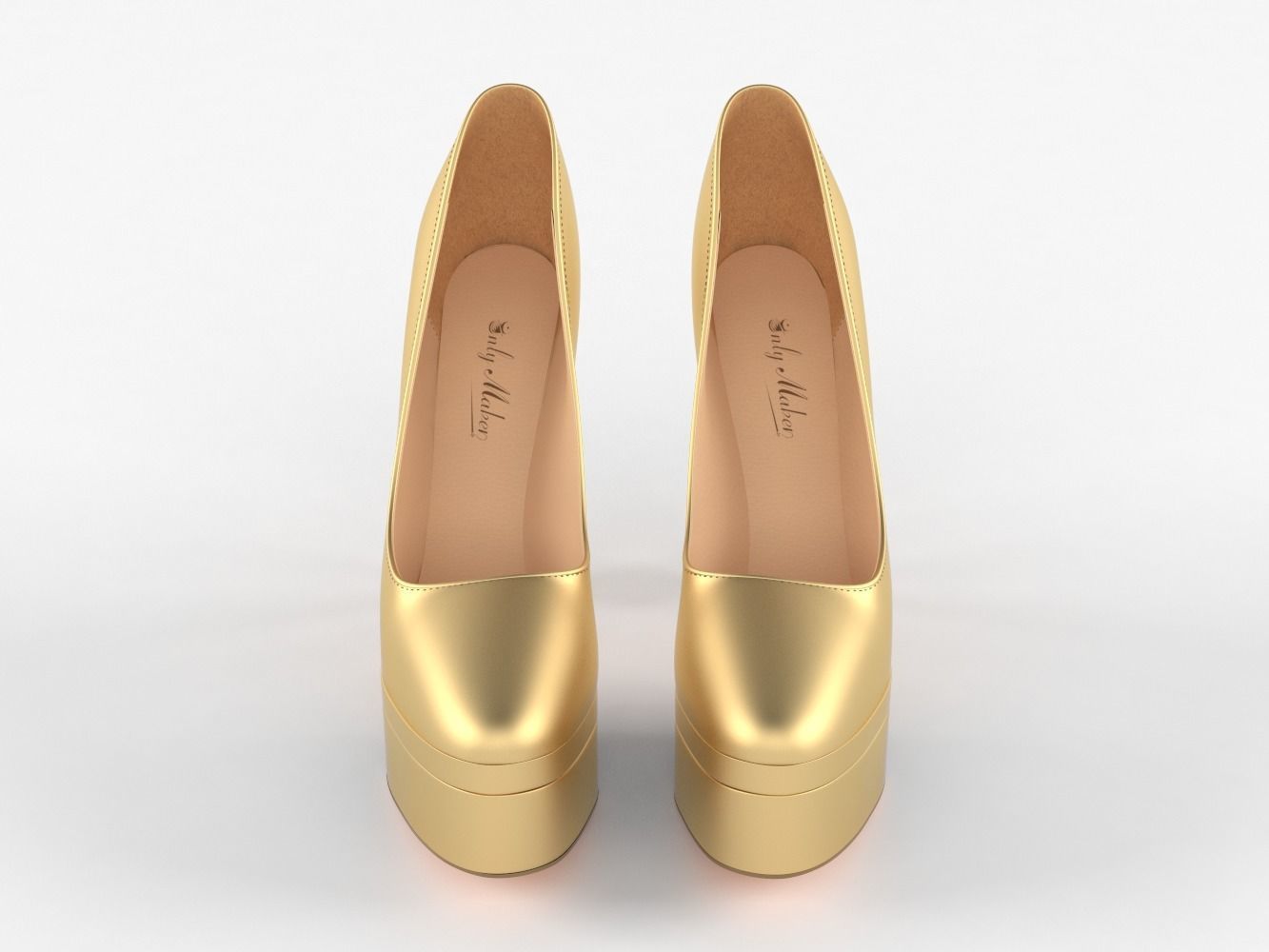 High Heels Women Shoes 3D model_5