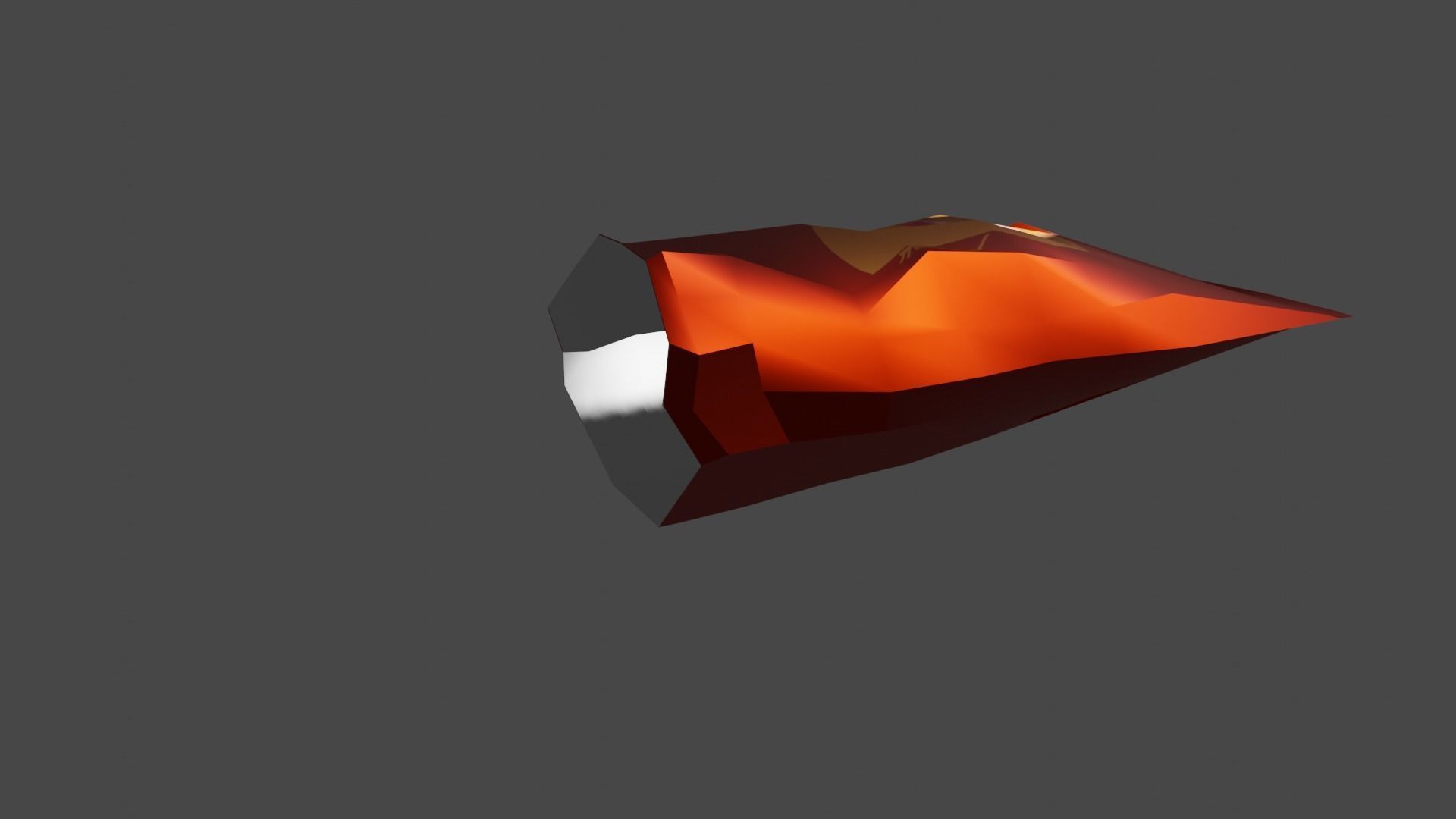 Chips bag opened Low-poly 3D model_2