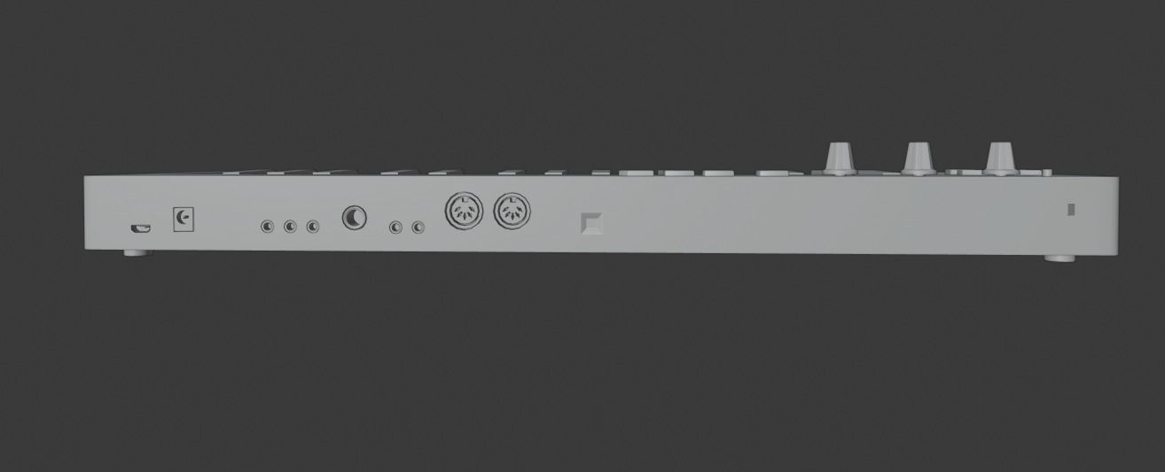 Arturia KeyStep Midi Keyboard 3D model_2