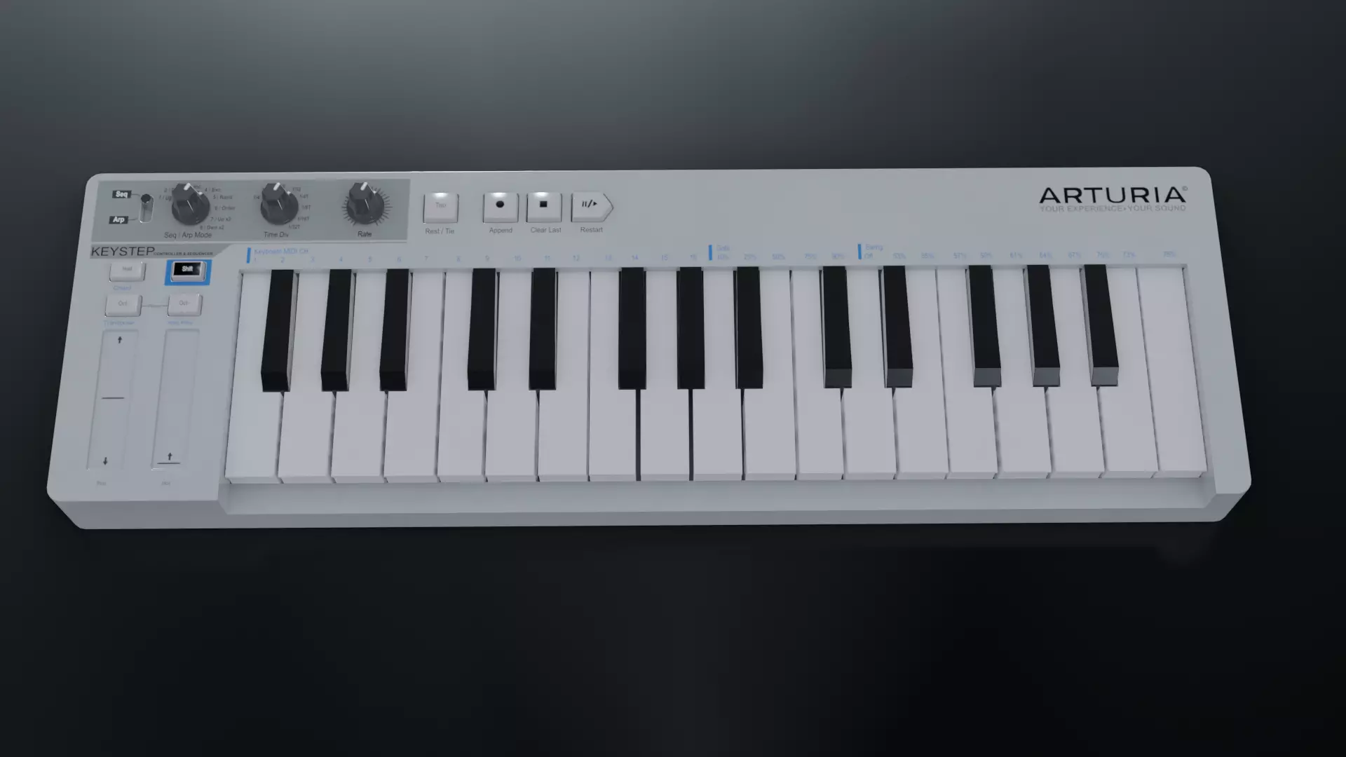 Arturia KeyStep Midi Keyboard 3D model_0