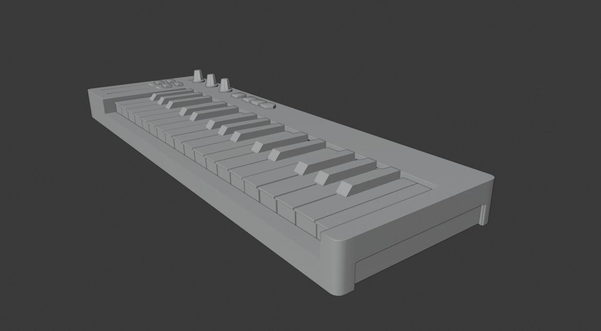 Arturia KeyStep Midi Keyboard 3D model_14