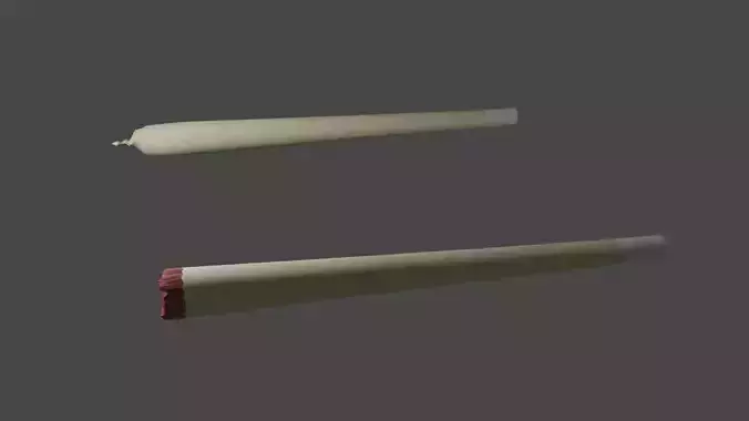 Rolled joint Low-poly 3D model