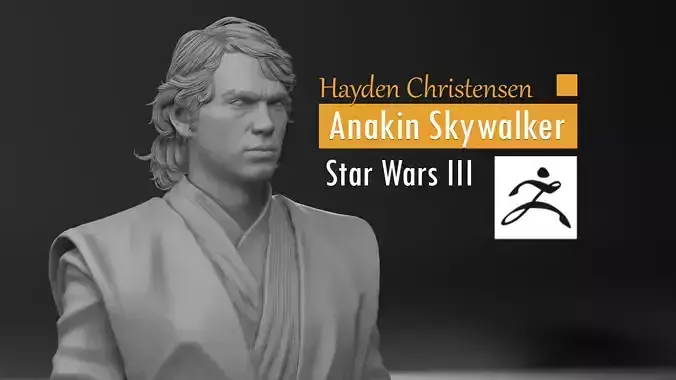 Hayden Christensen - Anakin Skywalker - Star Wars Episode III 3D print model