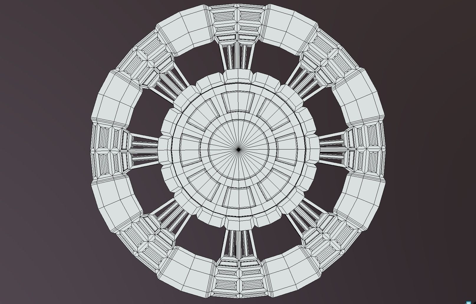 Small Show Room Low-poly 3D model_4