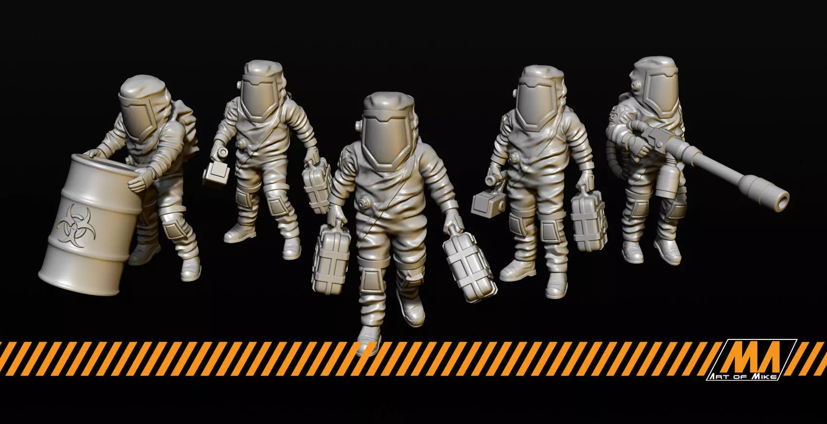 Hazmat team 3D print model_0