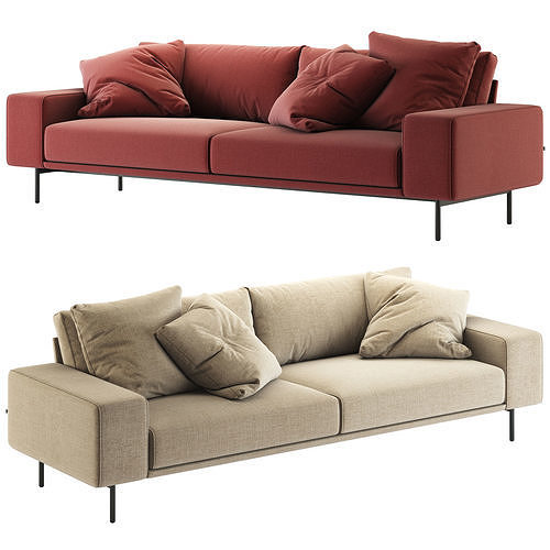 BT design Piu Triple Sofa 3D model