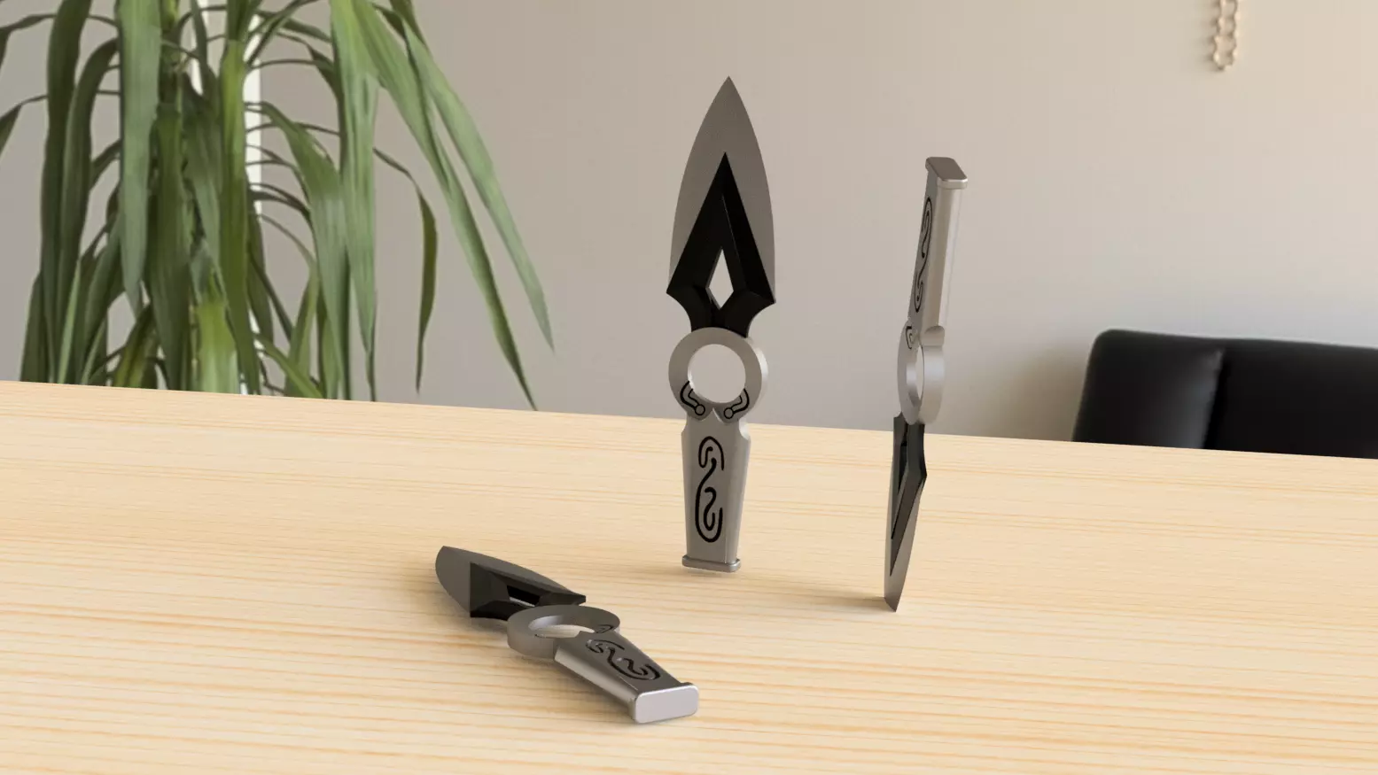 Jett Knife - Blade Storm - Valorant 3D print model_0