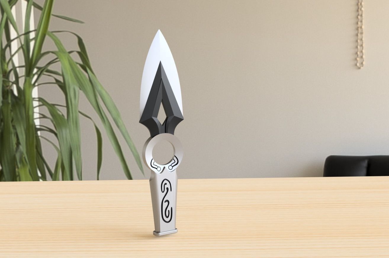 Jett Knife - Blade Storm - Valorant 3D print model_3