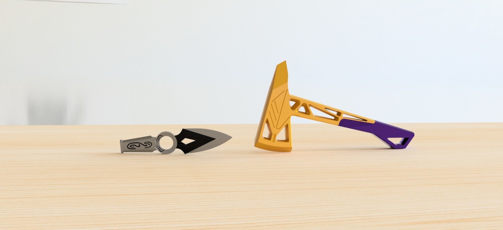 Jett Knife - Blade Storm - Valorant 3D print model_2