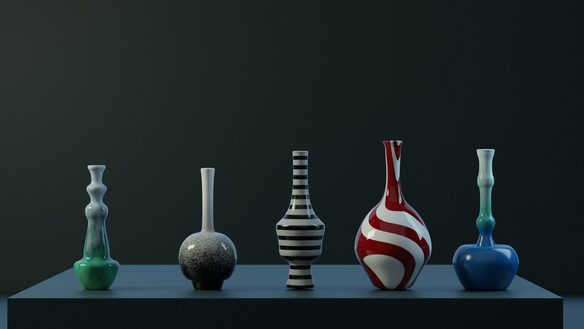 Interior Vases 3D model_3