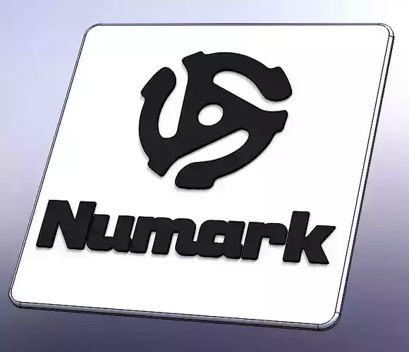 Numark logo drink stand 3D print model