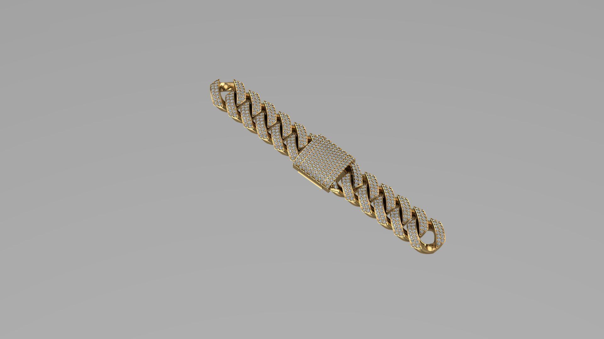 cuban chain or necklace NEW TREND FASHION just STL 3D model_2