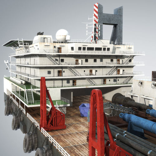 Derrick Lay Vessel 3D model
