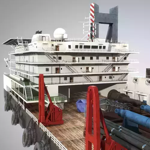 Derrick Lay Vessel 3D model