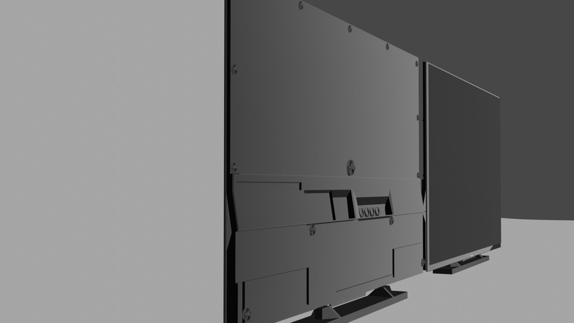 Smart Tv  3D model_4