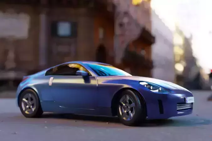 rigged car nissan 350 z