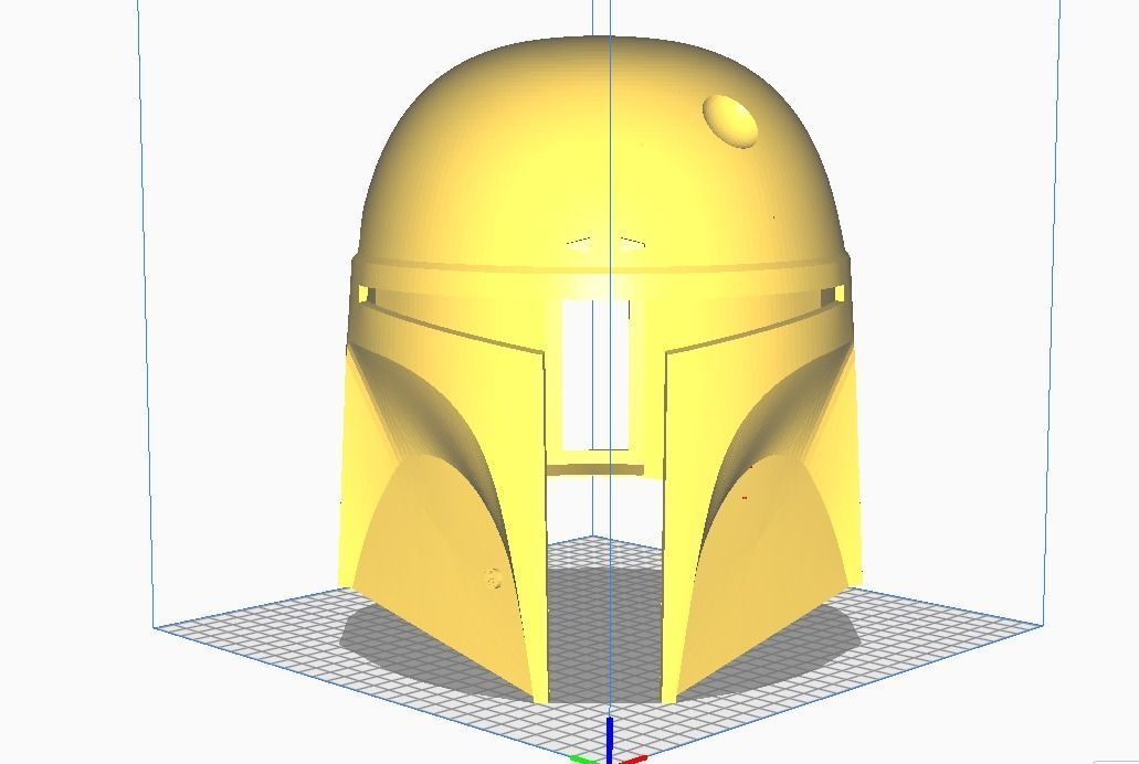 Boba fett Helmet 3D print model_9