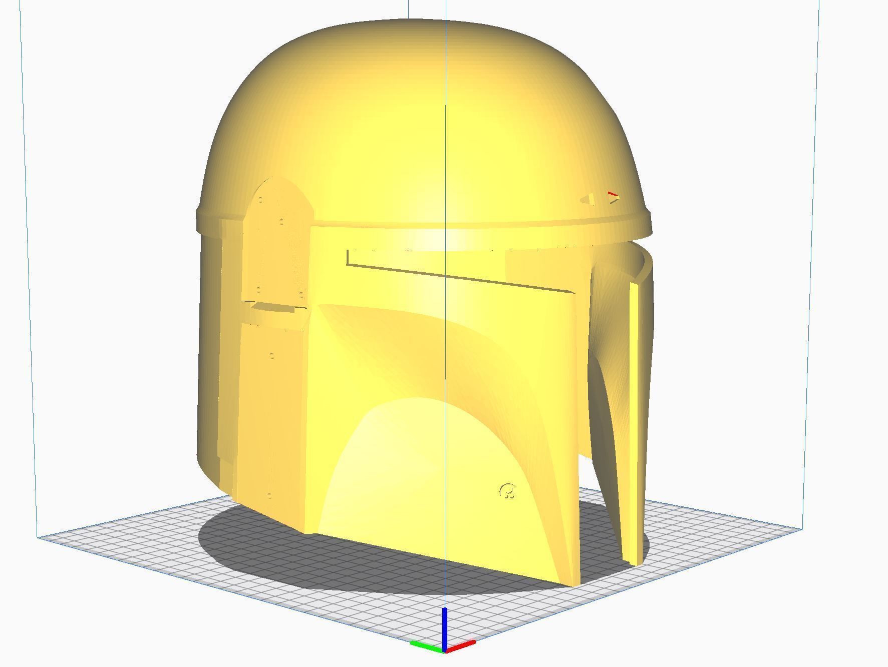 Boba fett Helmet 3D print model_10