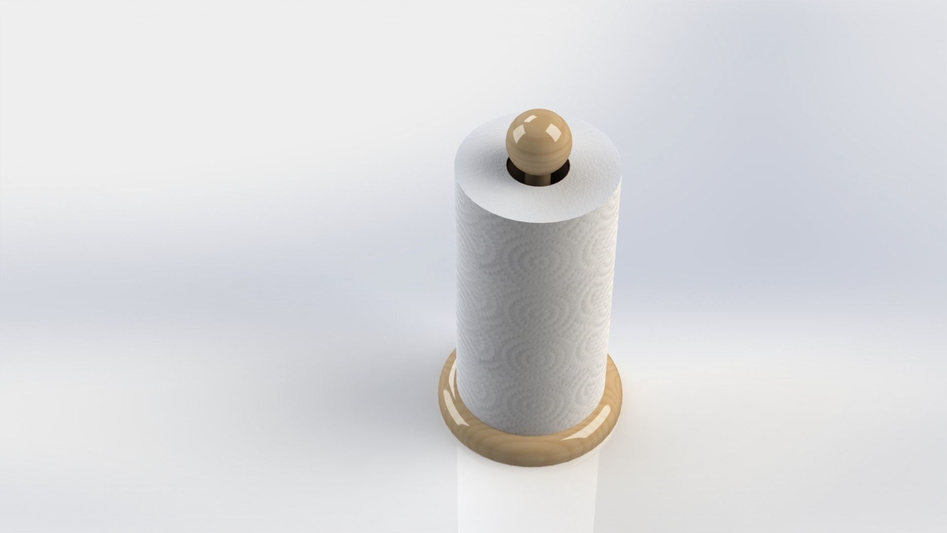 Paper Towel 3D model_1