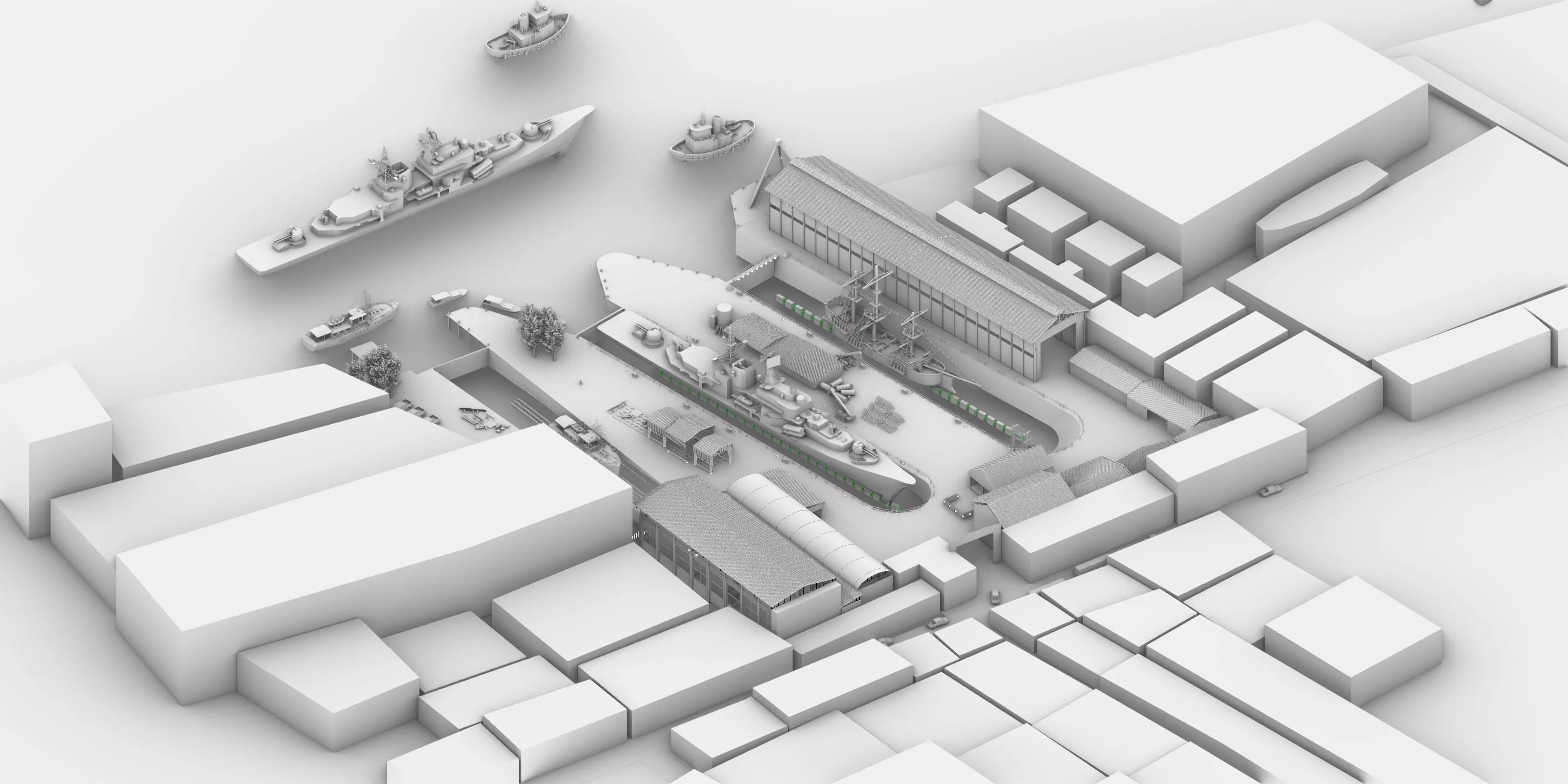 Bangkok Docklands 3D model_0