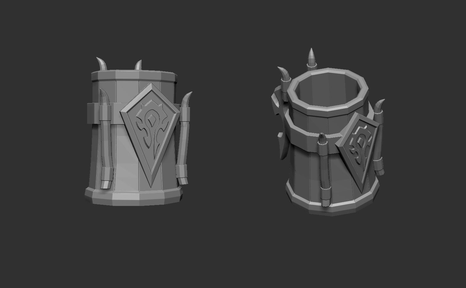 World of Warcraft Horde - Mug - Printable 3D print model_2