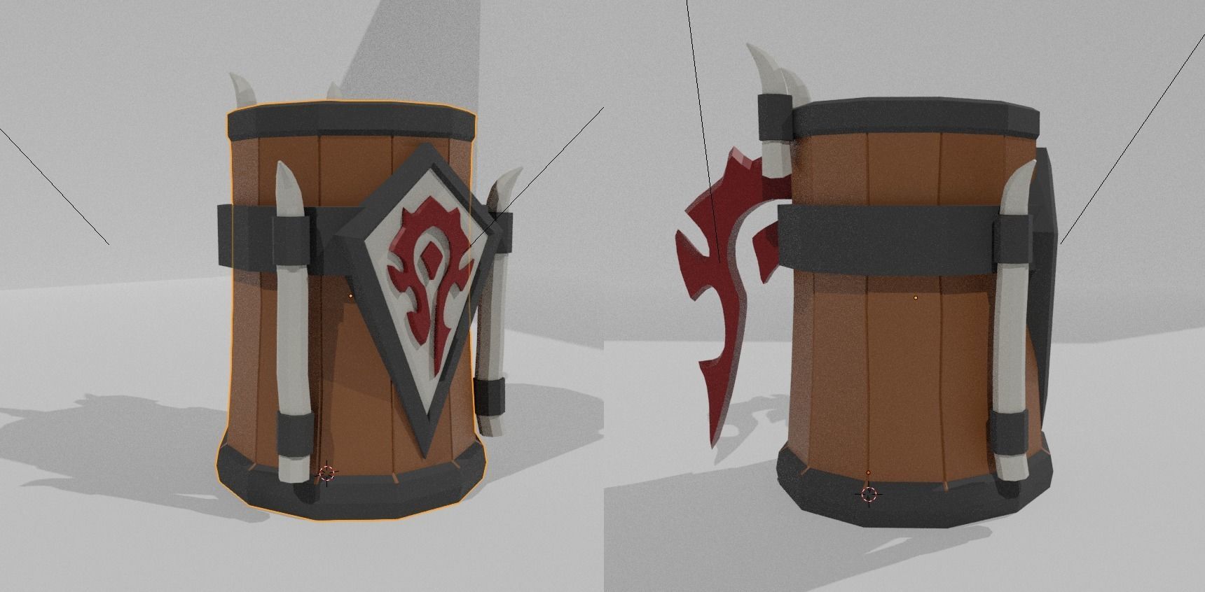 World of Warcraft Horde - Mug - Printable 3D print model_12